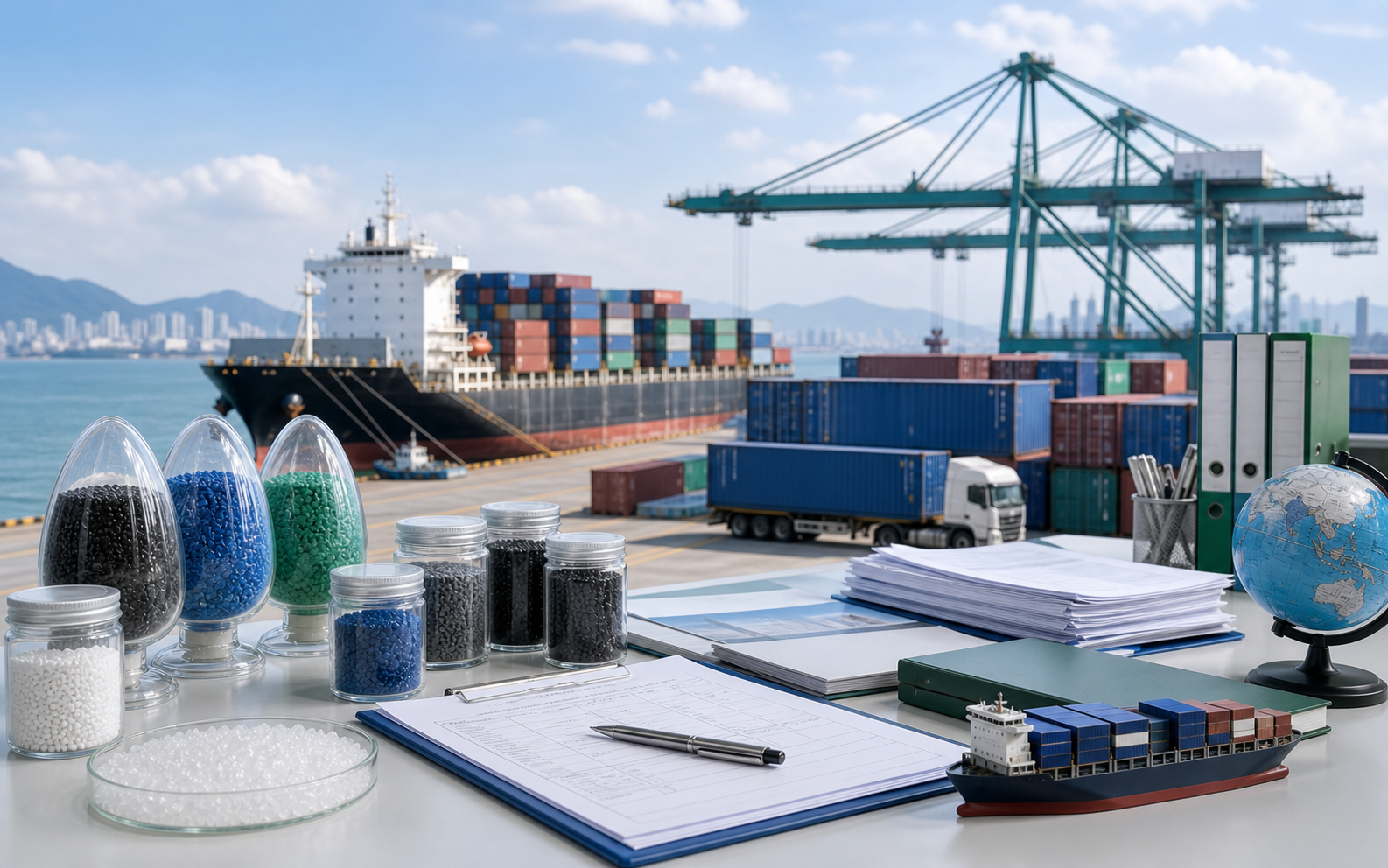 Import and export agency services